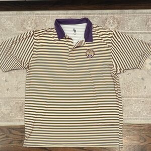 Striped LSU Polo